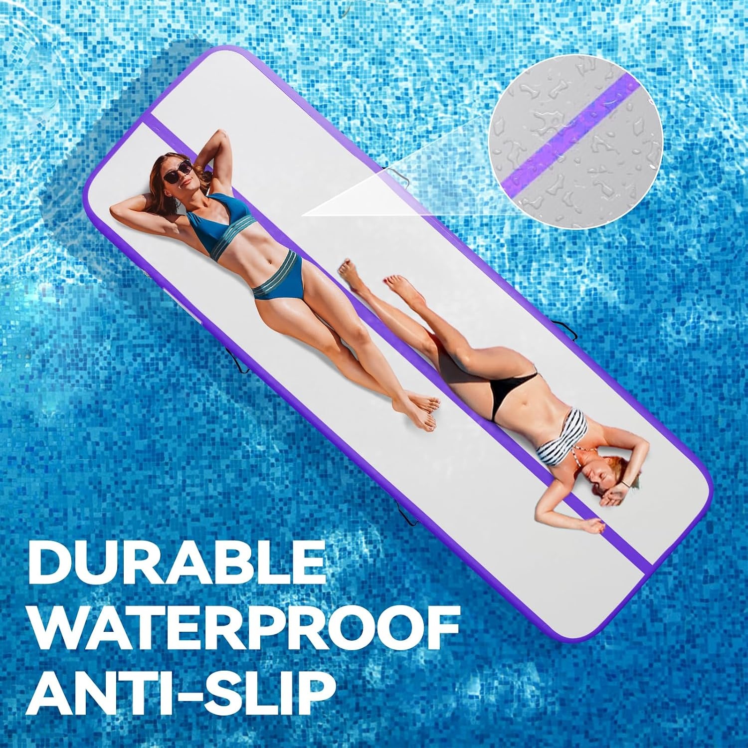 Airtrack matte Gymnastics Mat 10 cm/20 cm Thick Training Mat 3/4M/5M/6M/7M/8M/9M/10M/11M/12M Gym Mat Inflatable Track Gymnastics Tumbling Gymnastics Gymnastics with Air Pump