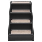 vidaXL Hondentrap inklapbaar 62x40x49,5 cm zwart