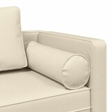 VidaXL Chaise Longue Kunstleer Crème - 41% Korting