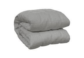 vidaXL Verzwaringsdeken Grijs 122x183 cm 9 kg - 40% Korting!