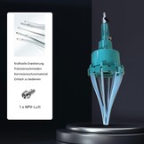 CV-scharniermanchetten, asmanchettenspreider, aandrijfas manchet, pneumatische montage, universele joint boot installatiegereedschap voor auto, machine verwijderen (metaal, groen)