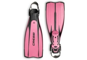 Duikvinnen Cressi Pro Light - Lichtgewicht & Krachtige Stuwkracht - Zwart/Roze (S/M)