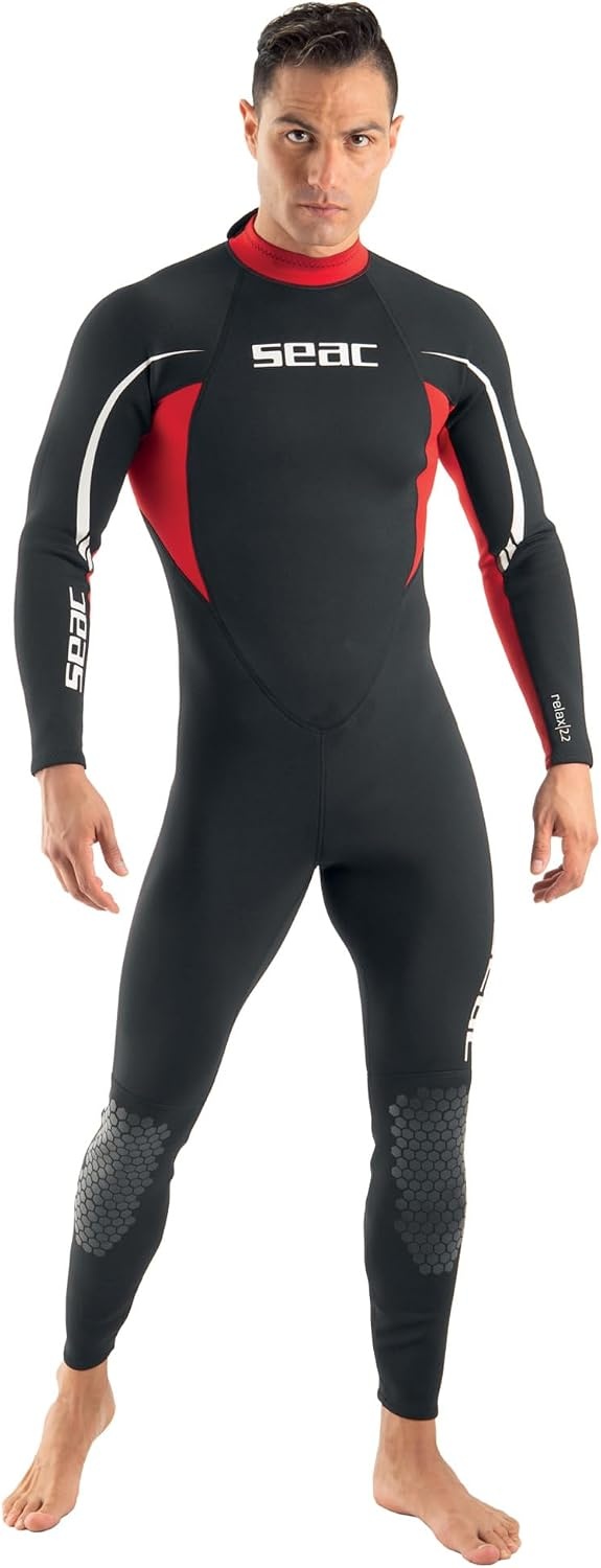 SEAC Relax Short, Heren, 2,2 mm Neopreen Eendelige Wetsuit voor Snorkelen, Scubaduiken en andere Wateractiviteiten
