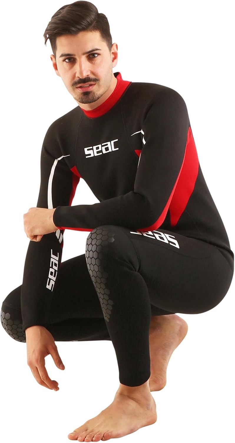 SEAC Relax Short, Heren, 2,2 mm Neopreen Eendelige Wetsuit voor Snorkelen, Scubaduiken en andere Wateractiviteiten