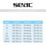 SEAC Relax Short, Heren, 2,2 mm Neopreen Eendelige Wetsuit voor Snorkelen, Scubaduiken en andere Wateractiviteiten