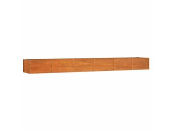 vidaXL Plantenbak verhoogd 480x80x45 cm cortenstaal roestig