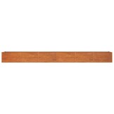 vidaXL Plantenbak verhoogd 480x80x45 cm cortenstaal roestig