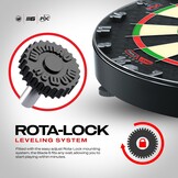 WINMAU Darts Blade 6 Triple Core Carbon Professional PDC Dartboard with Official tournament specifications | Endorsed by the PDC
