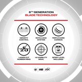 WINMAU Darts Blade 6 Triple Core Carbon Professional PDC Dartboard with Official tournament specifications | Endorsed by the PDC
