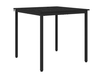 vidaXL Eettafels 80 x 80 x 75 cm METAAL Vierkant