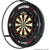 WINMAU Plasma Dartboard-lichtserie - origineel zwart plasmalicht - plasma-ijswit licht - bundelopties met omgeven