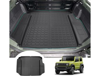 GAFAT Nieuwe Suzuki Jimny 2021-2024 2025 JB64/JB74 kofferbakmat, gemakkelijk op te vouwen, TPE all-weather kofferbakmat hoge rand origineel 3D-scannen, multifunctionele mat [2-zits]