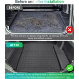 GAFAT Nieuwe Suzuki Jimny 2021-2024 2025 JB64/JB74 kofferbakmat, gemakkelijk op te vouwen, TPE all-weather kofferbakmat hoge rand origineel 3D-scannen, multifunctionele mat [2-zits]