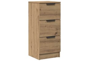 Dressoir 30x30x70 cm Bewerkt Hout - Artisanaal Eiken met 62% Korting
