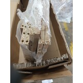 vidaXL Dressoir 30x30x70 cm bewerkt hout artisanaal eikenkleur