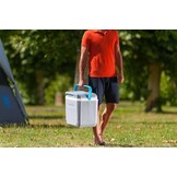 CAMPINGAZ Powerbox Plus 28 Litre Thermoelectric Cooler Box 12 V 230 V for 8 Bottles 1.5 L for Car and Camping with UV Protection 28 L Blue