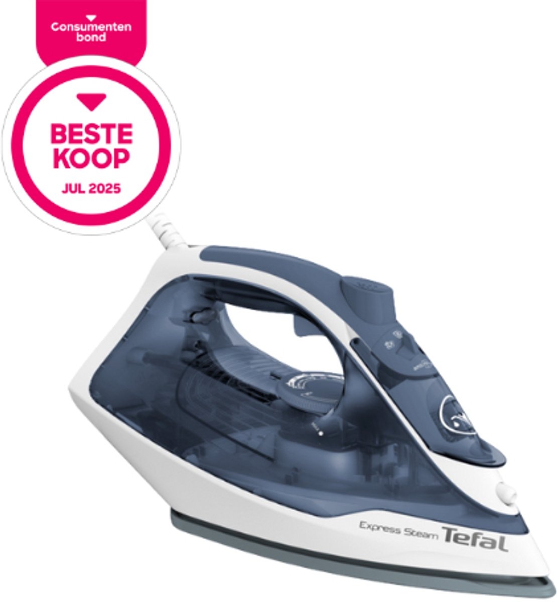 Stoomstrijkijzer Tefal FV2837 - 2400W - 165 g/min Stoomboost - Nu 2% Korting!