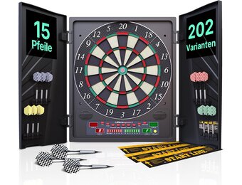Ultrasport Elektronisch Dartbord Zwart 65x7x51,5 cm
