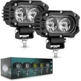 CO LIGHT 2 stuks 12 V 24 V led-koplampen voor auto, 4 inch, 50 W, IP68 waterdicht, achteruitrijlicht, SUV, offroad, motorfiets, vrachtwagen, mountainbike, UTV, tractor, graafmachine