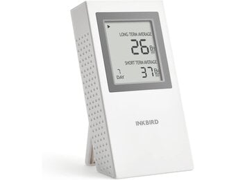 INKBIRD Ink-RD1 Draagbare Radondetector (versie EU-Bq/m³, wit) | Radonmeter korte en lange termijn, radonmeetapparaat voor thuis, kantoor, garage