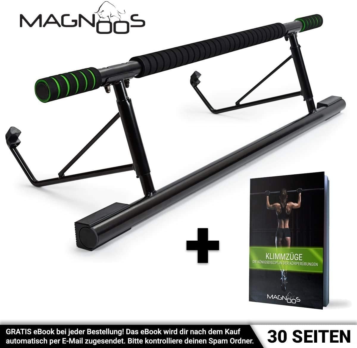 Matador optrekstang – premium strijkstang zonder schroeven en montage – pull-up bar voor meer bewegingsvrijheid – effectieve fitnesstraining thuis