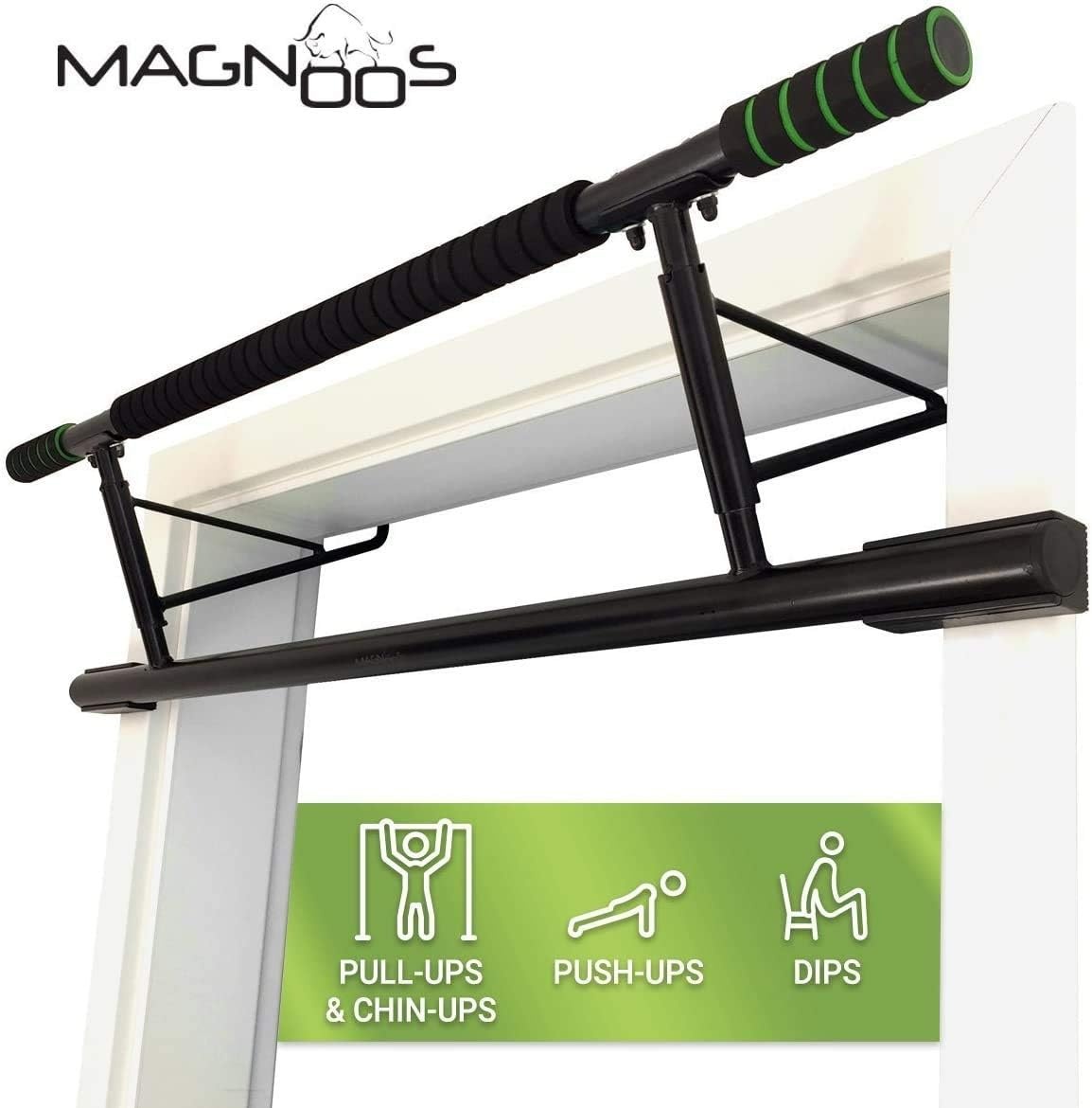 Matador optrekstang – premium strijkstang zonder schroeven en montage – pull-up bar voor meer bewegingsvrijheid – effectieve fitnesstraining thuis