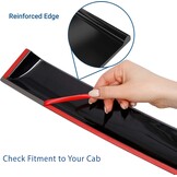 CLIM ART Winddeflector voor/compatibel met Ford Kuga 19-26 - Tape on 6 st - Maat Ford Kuga 2019-2026 SUV Tape-On