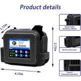 XMINI 12,7 mm draagbare inkjetprinter, draagbare mini-inkjetcoderingsmachine voor tekstcodering, QR-code, batchnummer, logo, datum, sneldrogende inkt, 42 ml, zwart