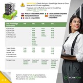 WORKDONE 6-Pack – 3,5" Harde Schijf Caddy met 2,5" HDD-Adapter – Compatibel met de Dell PowerEdge geselecteerde 11e-13e gen. servers - Handleiding – Etiketten - Schroevendraaier – Schroeven