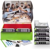WORKDONE 6-Pack – 3,5" Harde Schijf Caddy met 2,5" HDD-Adapter – Compatibel met de Dell PowerEdge geselecteerde 11e-13e gen. servers - Handleiding – Etiketten - Schroevendraaier – Schroeven