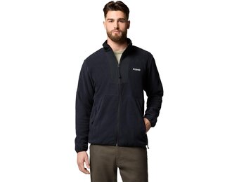 Heren Fleecejack Sequoia Grove Full Zip - Zwart, 29% Korting!