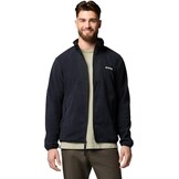 Heren Fleecejack Sequoia Grove Full Zip - Zwart, 29% Korting!