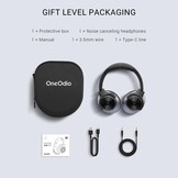 Over-ear hoofdtelefoon ANC Draadloos Bluetooth 62u Batterij Diepe Bas -34%