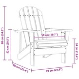 Roze Adirondack Tuinstoel van Vurenhout - 34% Korting!