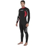 Wetsuit Heren Lang 2,2mm Neopreen Zwart (Maat M) - 34% Korting