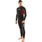 Wetsuit Heren Lang 2,2mm Neopreen Zwart (Maat M) - 34% Korting