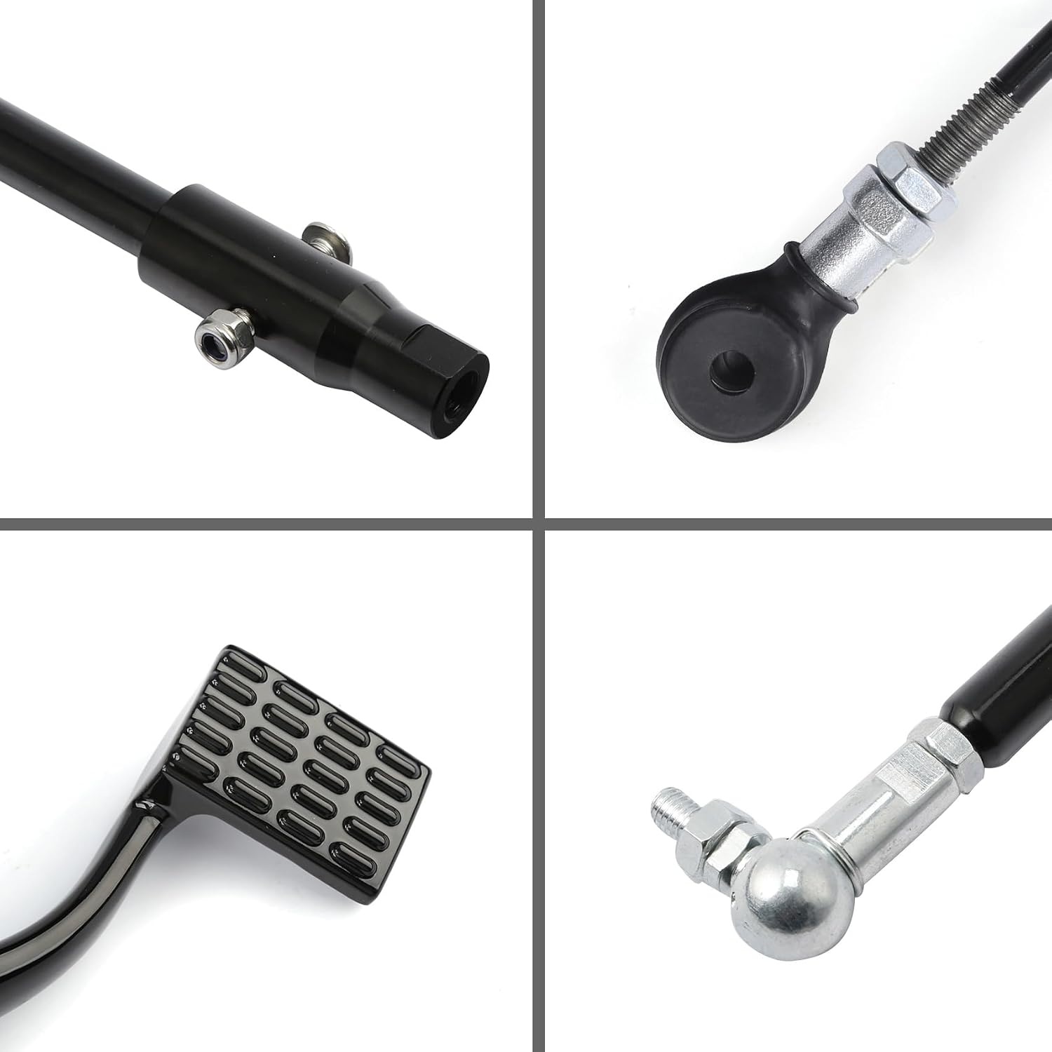 Zwarte Forward Controls Voetsteunen Harley Sportster XL 1200 883 met 35% Korting