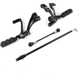Zwarte Forward Controls Voetsteunen Harley Sportster XL 1200 883 met 35% Korting