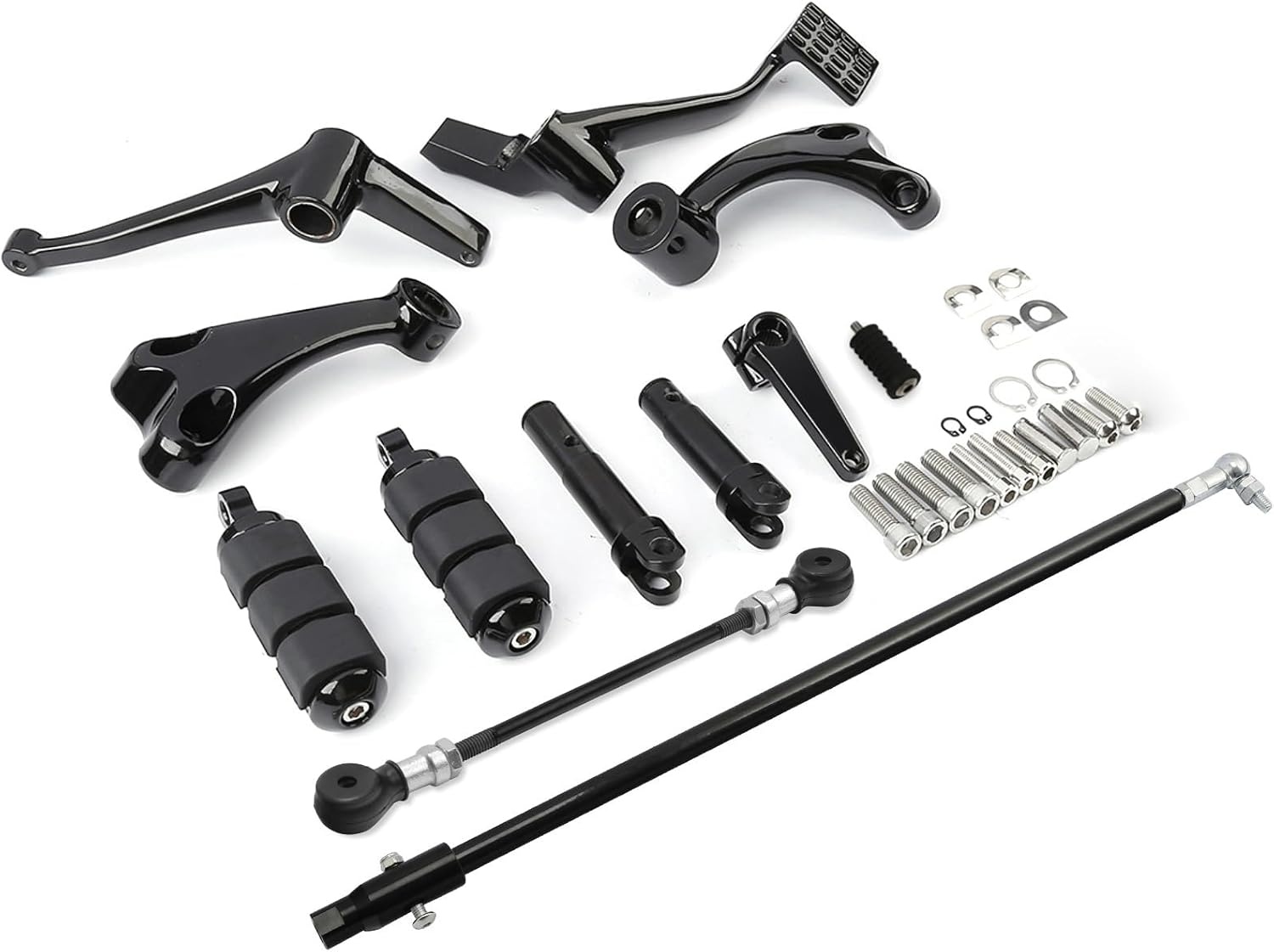 Zwarte Forward Controls Voetsteunen Harley Sportster XL 1200 883 met 35% Korting
