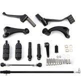 Zwarte Forward Controls Voetsteunen Harley Sportster XL 1200 883 met 35% Korting