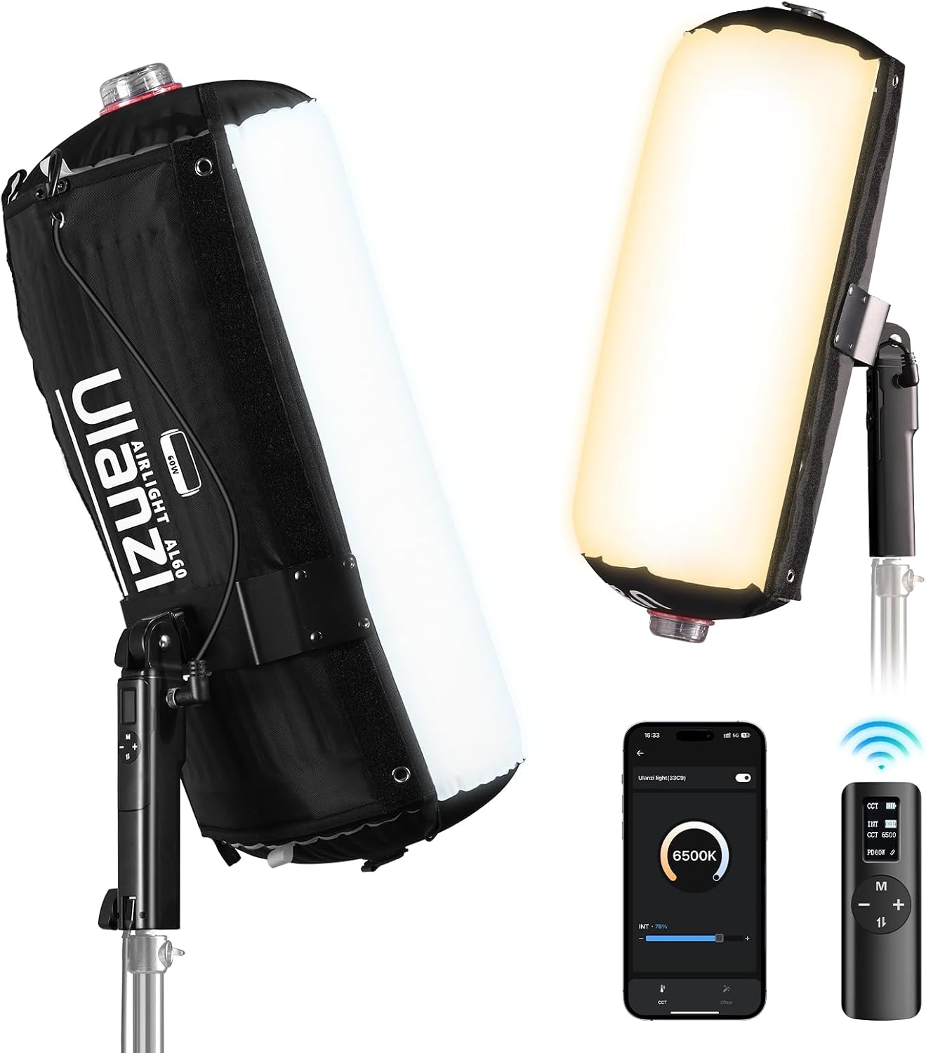 Opblaasbare LED Fotostudio met 10 Lichteffecten - 34% Korting
