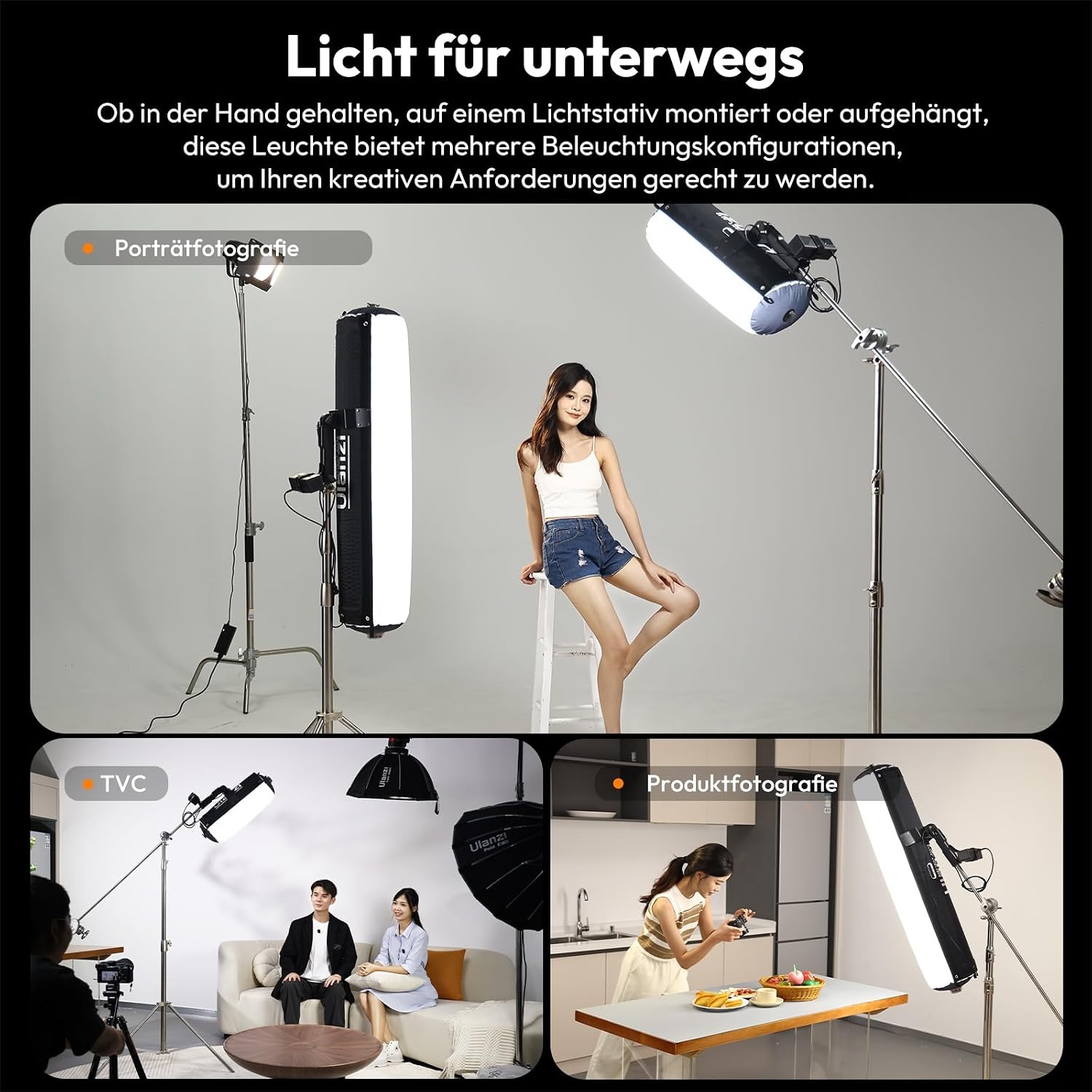 Opblaasbare LED Fotostudio met 10 Lichteffecten - 34% Korting