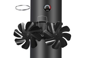 Magnetische Kachelventilator Houtkachel | Warmteaangedreven, Stil | 34% Korting