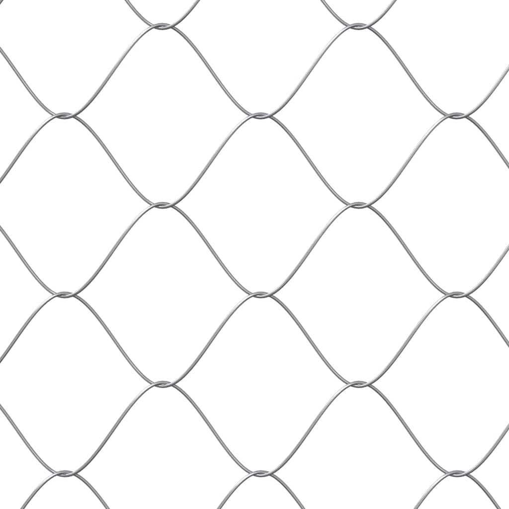 vidaXL Hondenhok Gegalvaniseerd Staal 2x2x1,5 m met Korting