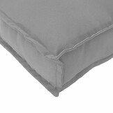 VidaXL Palletkussen Grijs 60x60x12 cm - Oxford Stof (55% Korting)