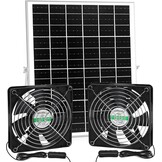 Zonneventilatorset 25W: Kippenhok, Kas & Schuur - 34% Korting!