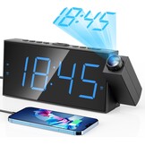 Projectiewekker met 180° Draaibare Projectie | 33% Korting