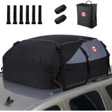 Ruime Waterdichte Dakkoffer Tas 566L - Universeel & Aerodynamisch (Grijs)