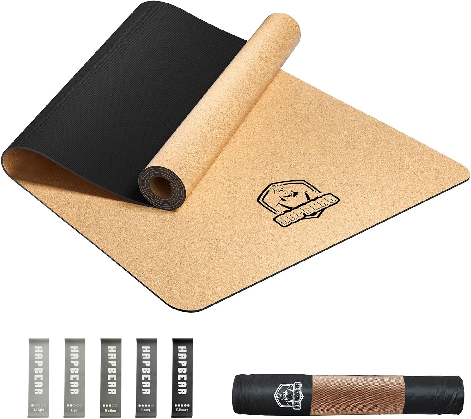 XXL Kurk Yogamat met Demping & Weerstandsband - 29% Korting