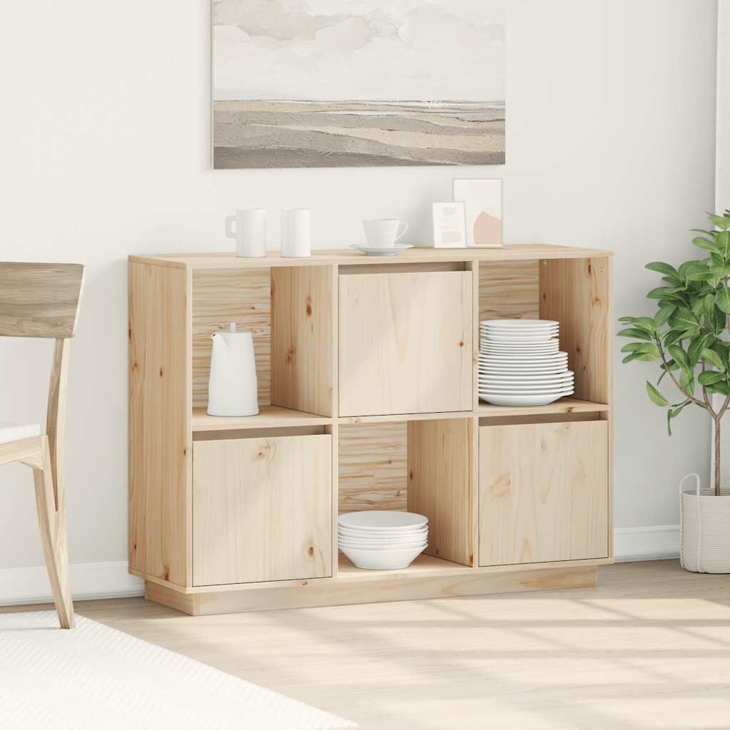 Dressoir 110,5x35x80 cm Massief Grenenhout - 34% Korting